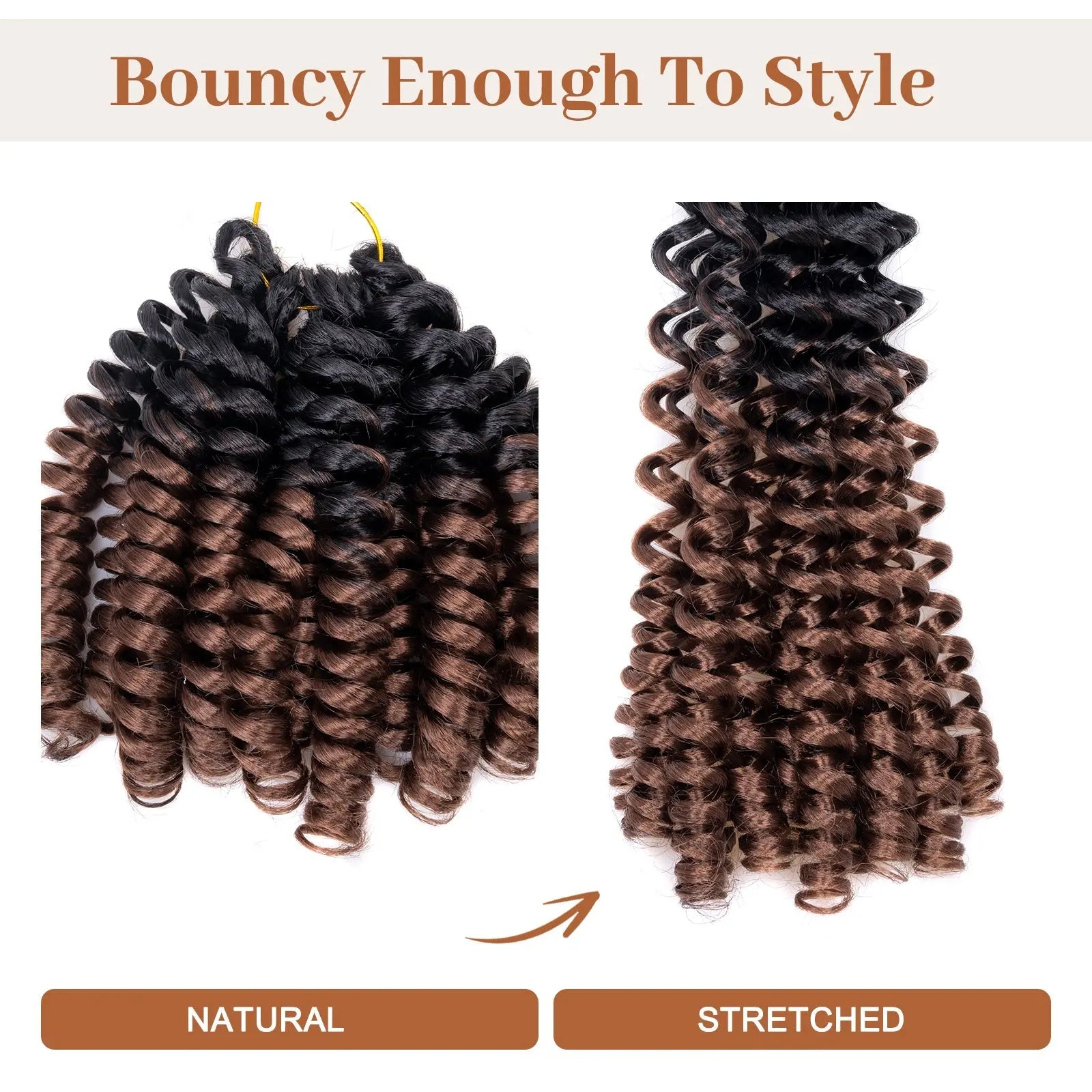 Toyotress Wand Curl Jamican Bounce Curls Synthetic Braiding Hair Exentions